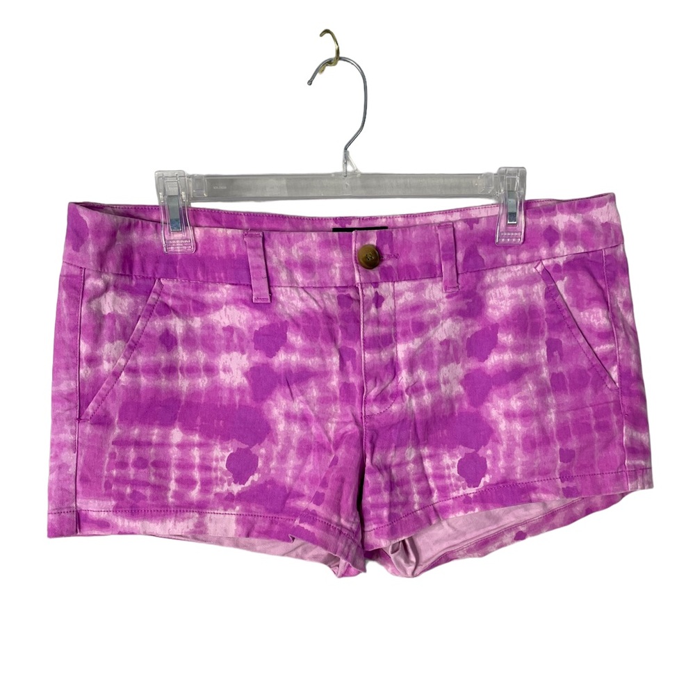 American Eagle Womens Shorts Sz 12 Shortie Stretch Tie Dye